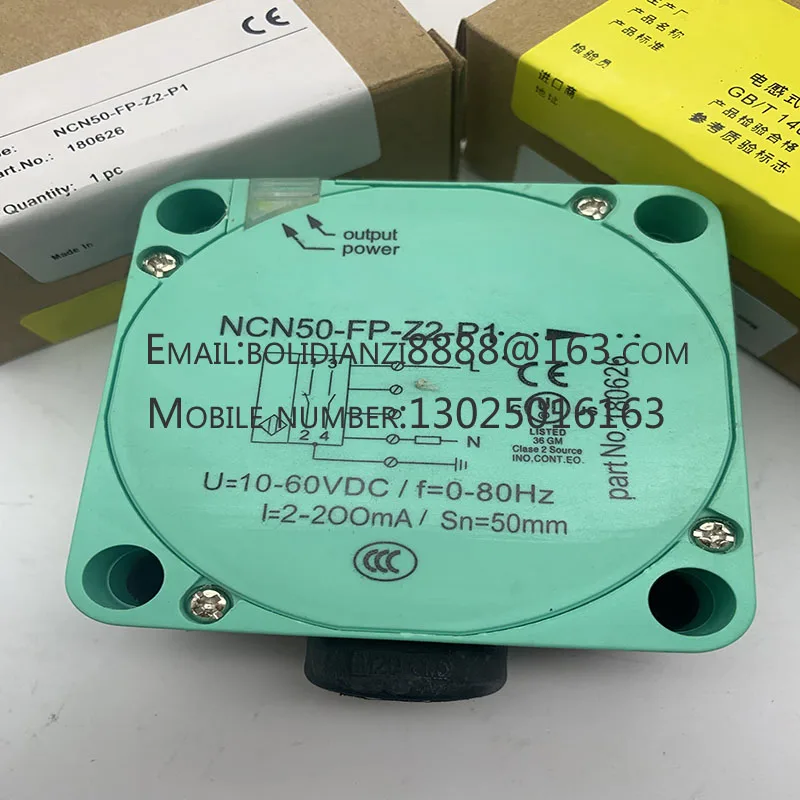 

Brand new original sensor NCN50-FP-Z2-P1-Y One year warranty in stock