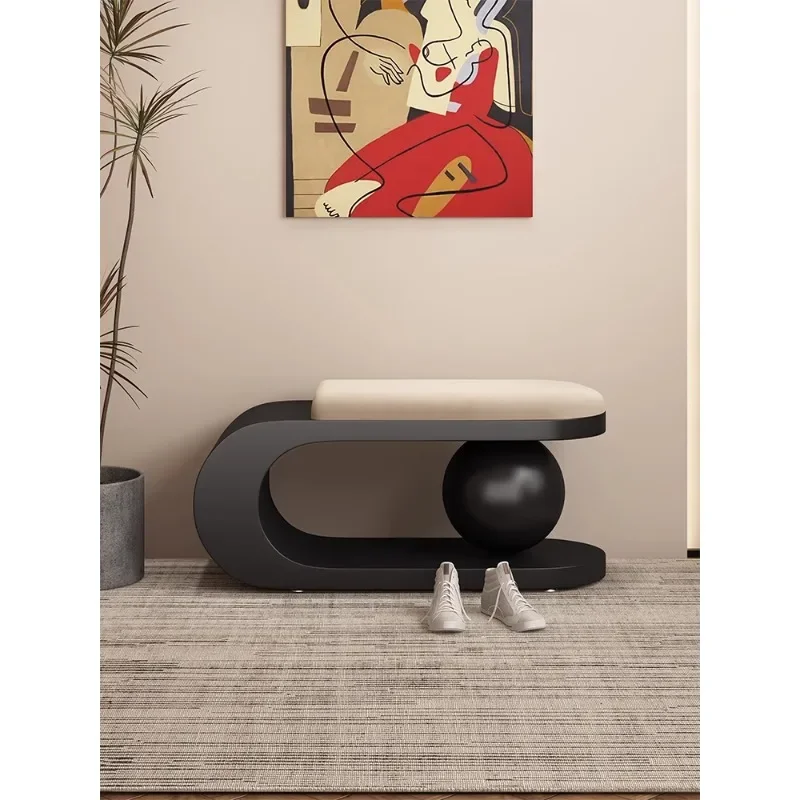 Shoe change stool at the entrance, bench stool, bedside stool