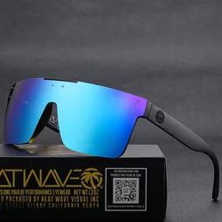 Gli occhiali da ciclismo più venduti di Amazon occhiali da sole polarizzati a onda di calore per sport all'aria aperta con film reale di alta qualità HW03 eyewear