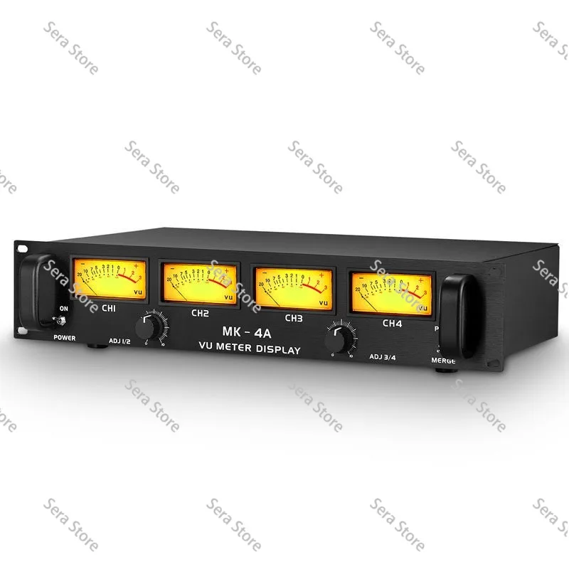 Hi-Fi Audio VU Meter Header DB Level Indicator with Warm Backlight for Amplifier