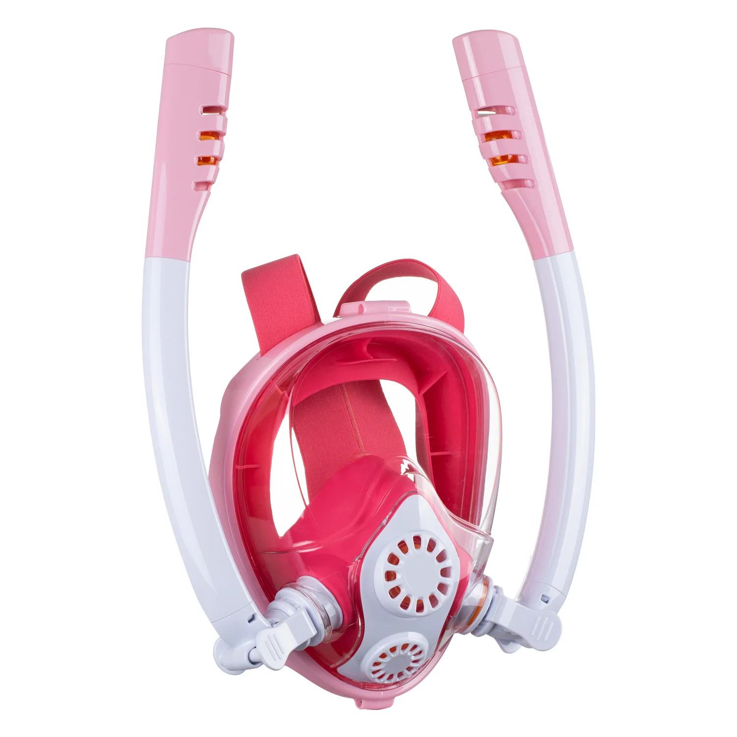 Children'S Snorkeling Mask Double Tube Full Dry Pool Beach Swimming Silicone Diving Mask Water Swimming Diving Accessories