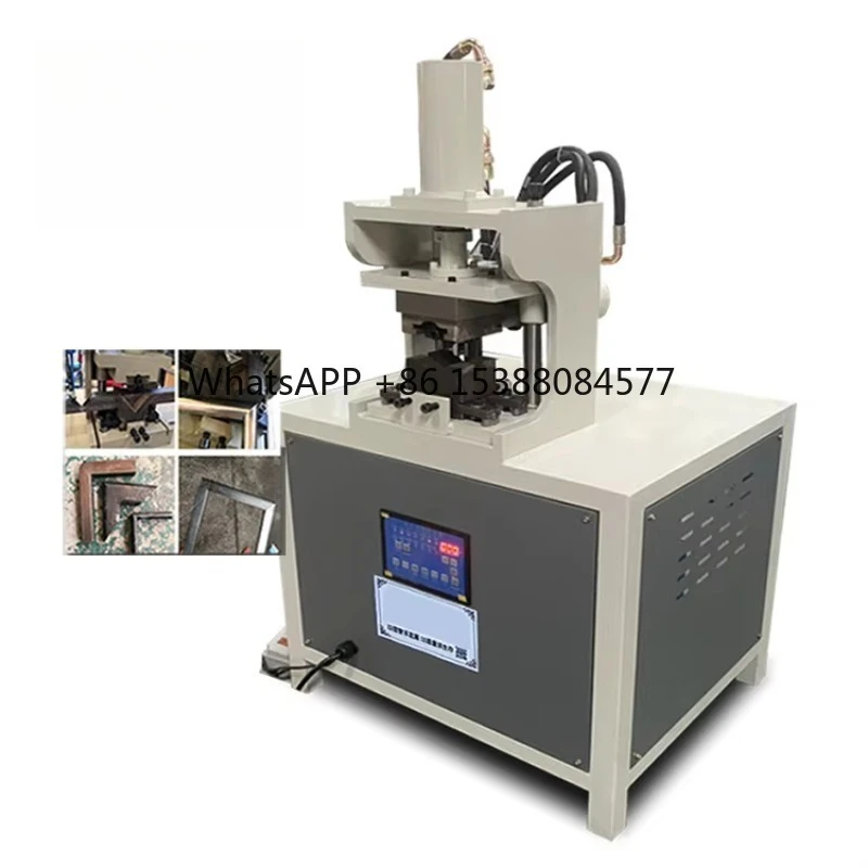 

45 Degree Angle Electric Cutter Hydraulic Square Hole Puncher Steel Pipe Punching/Notching Machine