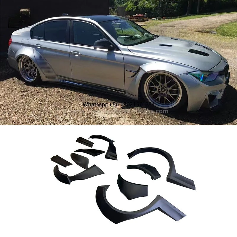 

LB Style Glass Fiber Wide Body Kit for 3 Series F30 F35 Fender Flares High-performance Car Parts