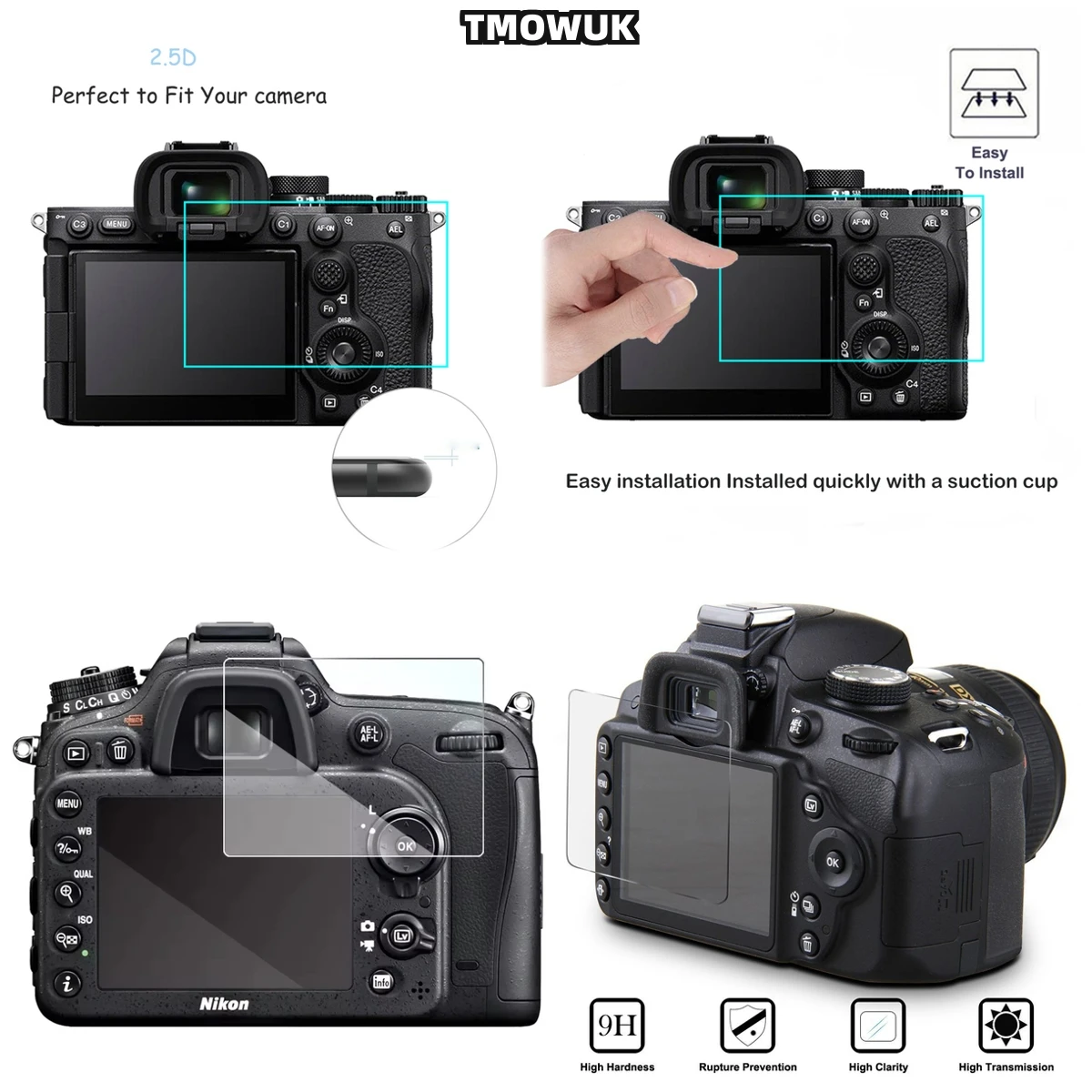 

Professional Grade Screen Protector For Sony A7II A7III A99 A77/A7R A7 A7s Mark II III/A7M2 A7M3 A7RIII A7RII A7R2 A7R3 A7SII A7