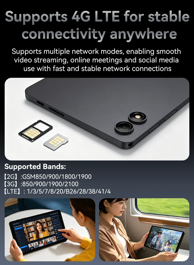 BNCF BPad X1 Android 16 8.68" 90Hz FHD IPS Tablet 16GB(4+12) RAM 64GB ROM 5000mAh Suppor 4G LTE Learning Tablet for Kids Adults