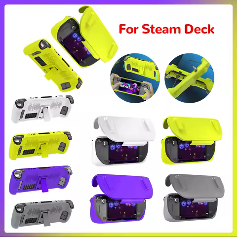 TPU Console Protective Shell Waterproof Full-cover Ultra-thin Console Case Replacement Detachable Front Cover for Steam Deck