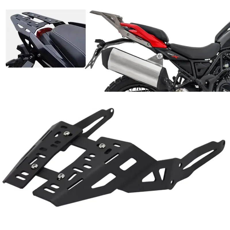 

For Benelli TRK702 TRK702X TRK 702 X 702X 2022 2023 2024 Motorcycle Rear Luggage Rack Top Case Bracket Cargo Rack Accessories