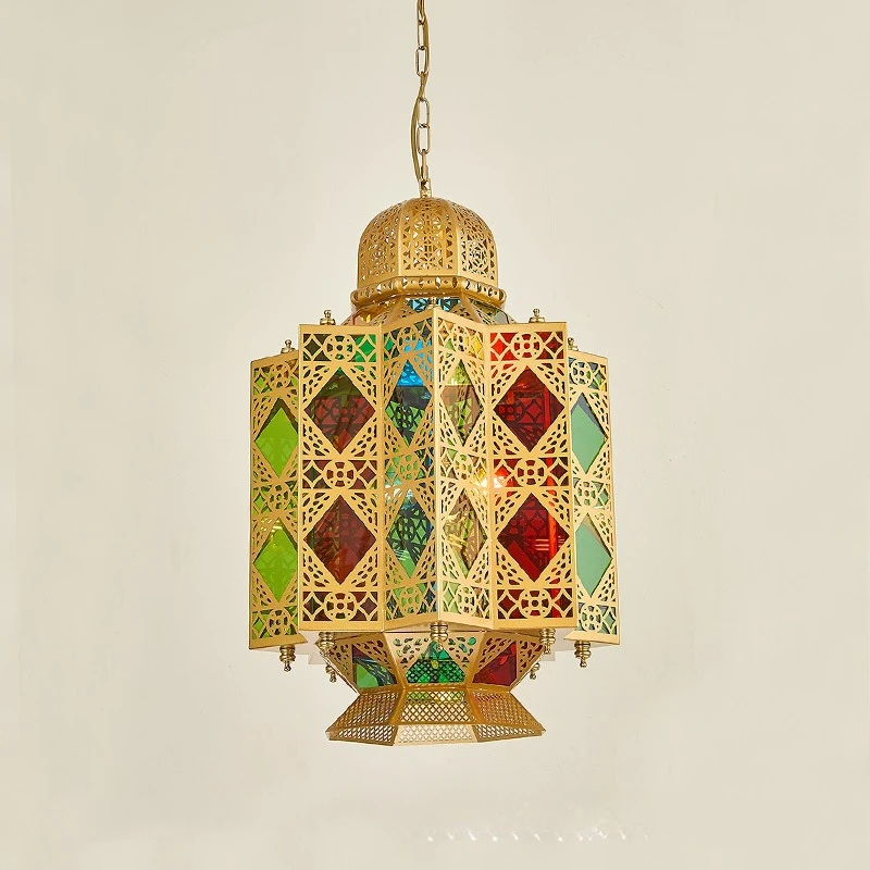 Vintage Chandelier Hot Pot Restaurant Cafe Club Themed Restaurant Arab Style South East Asia Xinjiang Thai Lighting