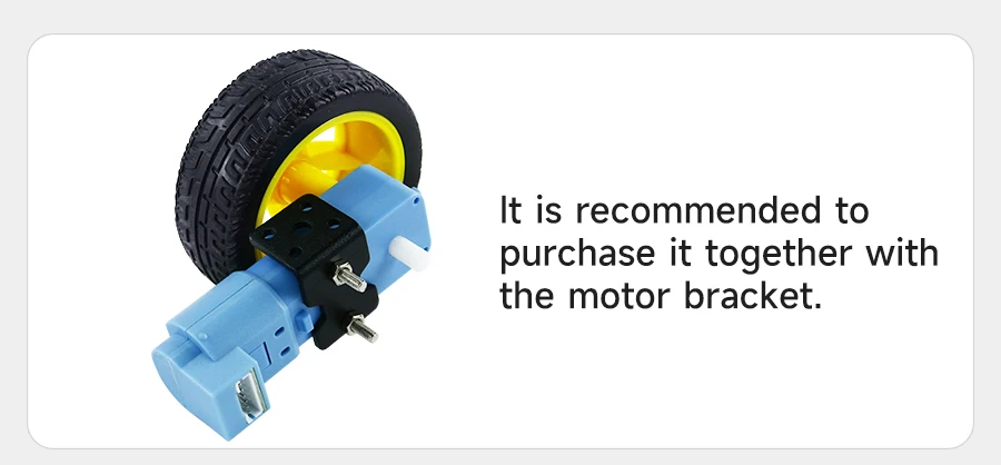 TT DC 3V-6V Untersetzungsgetriebemotor mit Encoder, einzelner Doppelwelle, 1:45 Getriebemotor für DIY Smart Robot Car – Detail 13