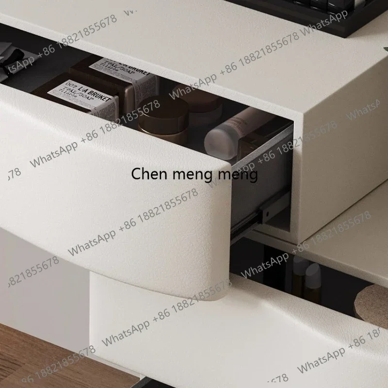 N138  Modern luxury Cabinet storage Dressing table with mirror chest of drawers Makeup vanity Toiletries dressers Bedroom Furnit