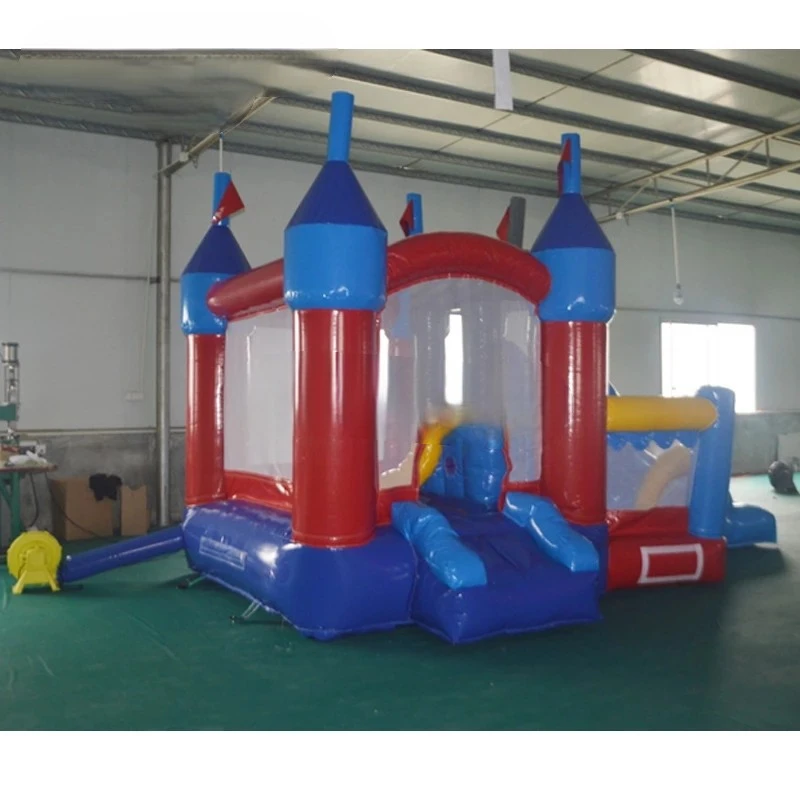 

Jumping Bouncer 4.85*3.2*3mh ( Bouncer Castle Blue Jumping House Inflatable Trampoline For Kids Home Use