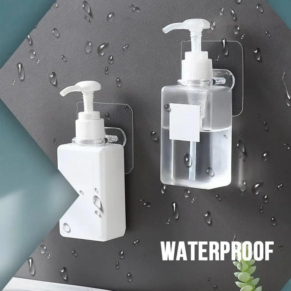 10pcs Punch-Free Non-Marking Plastics Hook Transparent Sturdy Sucker Hanger Clothes Storage Rack Kitchen Bathroom Adhesive Hook