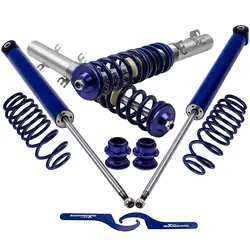 Coilover Suspension Lowering Kit for VW Golf Mk4 1J1 2WD 1998-2005 Seat Leon 1M1 Suspension Lowering Shock Adjustable Height