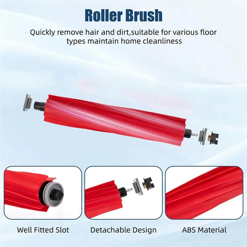 ABKW-For Roborock Q Revo Maxv/Qrevo Maxv Robot Vacuum Cleaner Accessory Dust Bag Main Side Brush Hepa Filter Mop Cloths