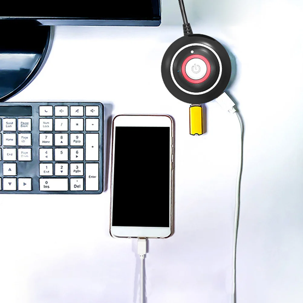 

Desktop Computer USB Reset Button Replacement High Durability ABS Material Reset Push Button for Home Office Cafe Computer Case