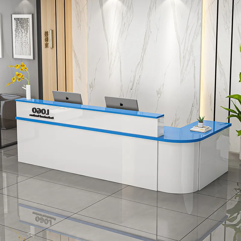 Universal Irregular Reception Desks European Unique Aesthetic Modern Reception Desks Cheap Comptoire Accueil Home Furniture