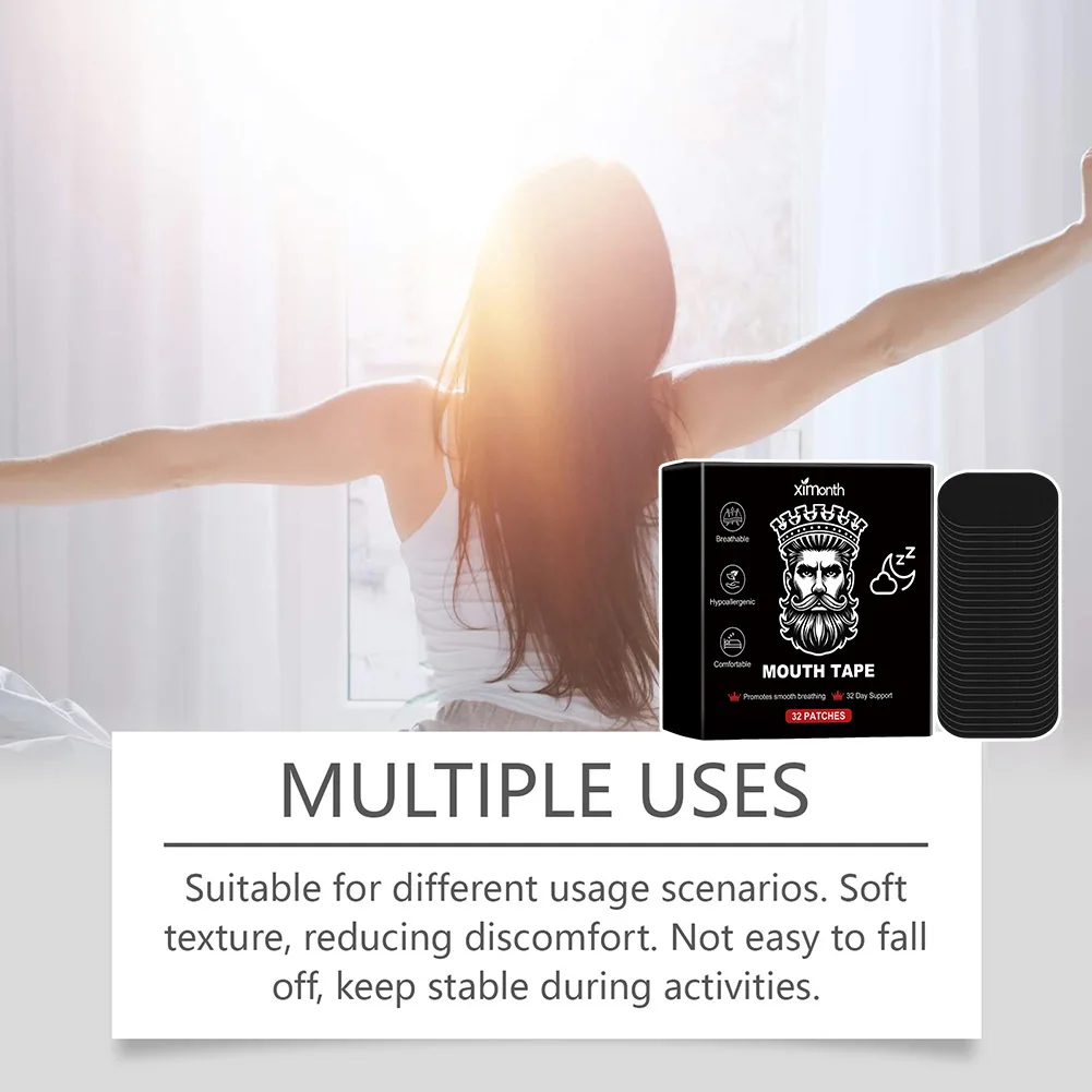 Mouth Tape For Better Sleep Breathing Help Transform Your Jawline For Men Women