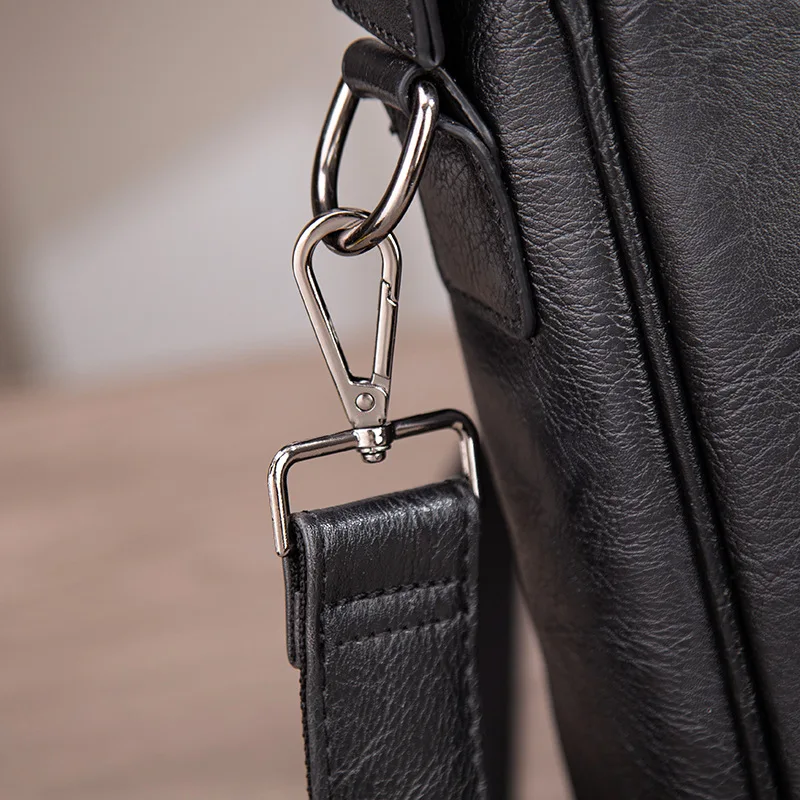 Herren-Aktentaschen, Pu-Leder, Herren-Tragetasche, Laptoptasche, Business-Handtaschen, Umhängetaschen, 2025, Arbeit, Büro, Herren-Chef-Aktentasche, Anwalt