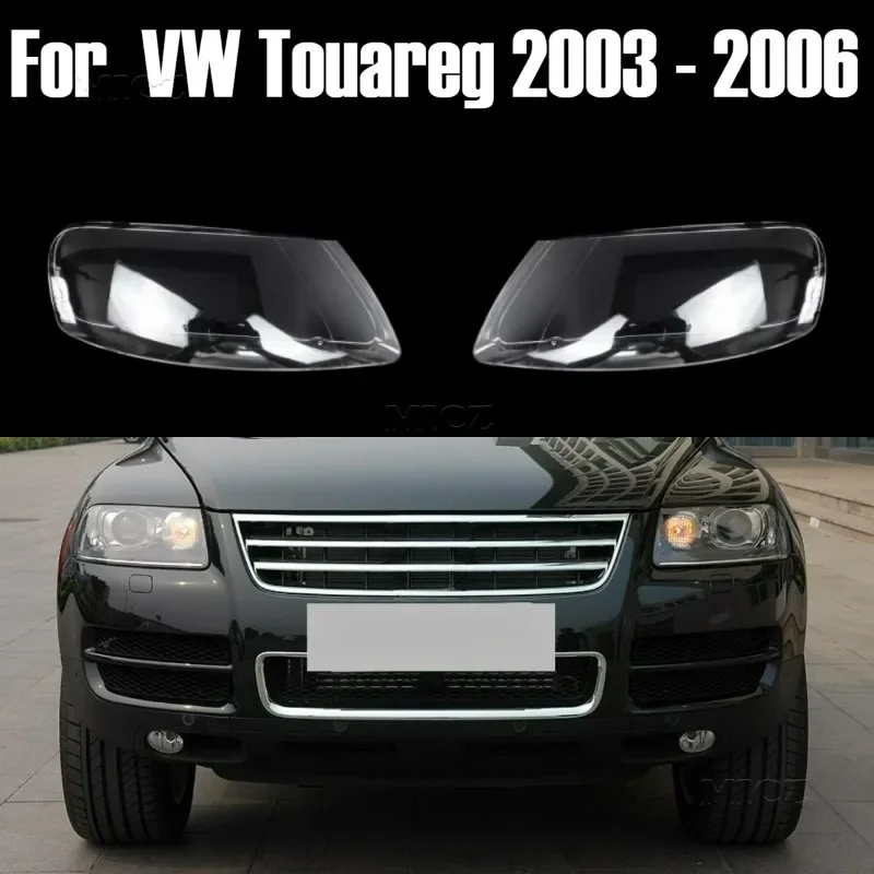 Voor Volkswagen VW Touareg 2003 2004 2005 2006 Accessoires Auto Koplampen Glas Vervangen De Originele Lens