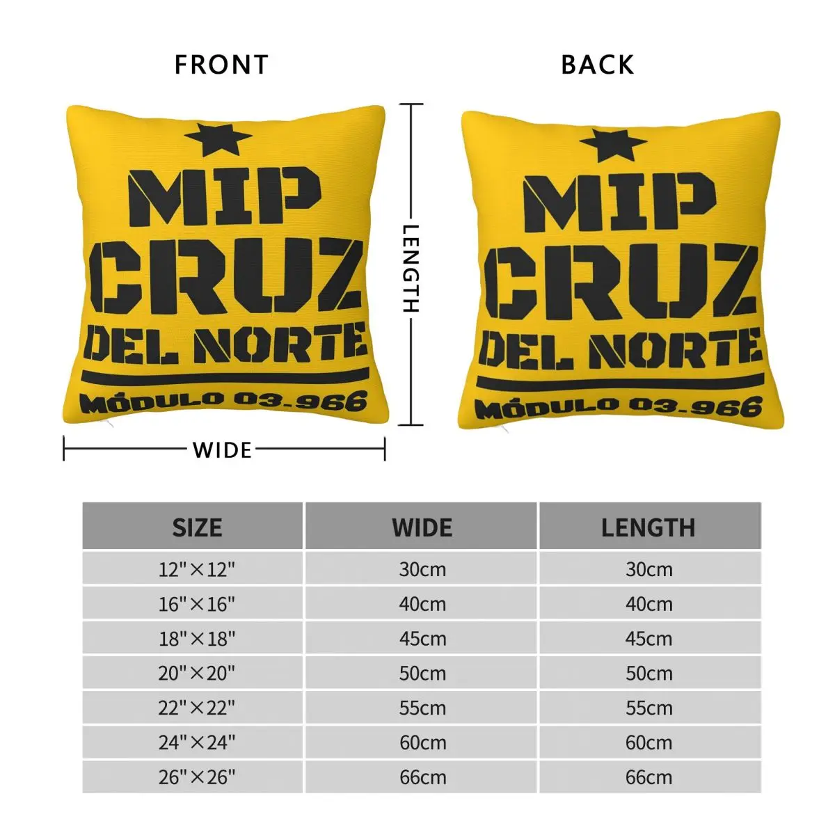 Locked Up Cruz Del Norte Square Pillowcase Polyester Linen Velvet Creative Zip Decor Sofa Cushion Cover
