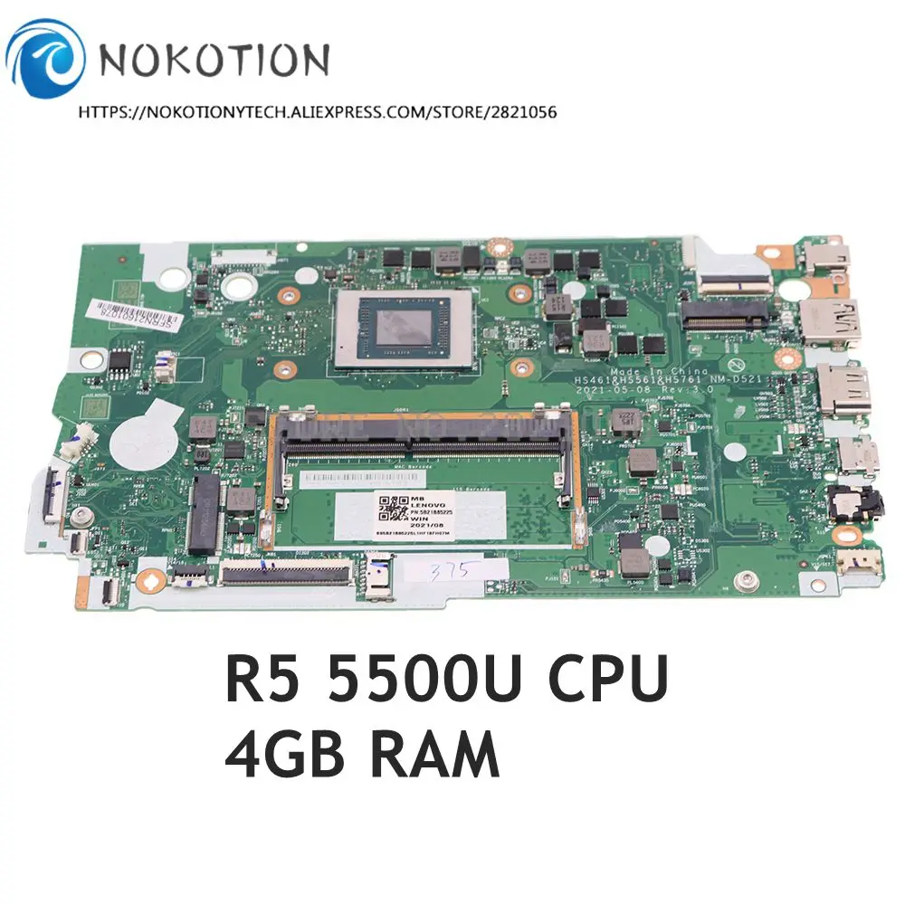 carte mère lenovo ideapad 3 15IML nm-c781 PROC : i5 10210U Cg : MX330