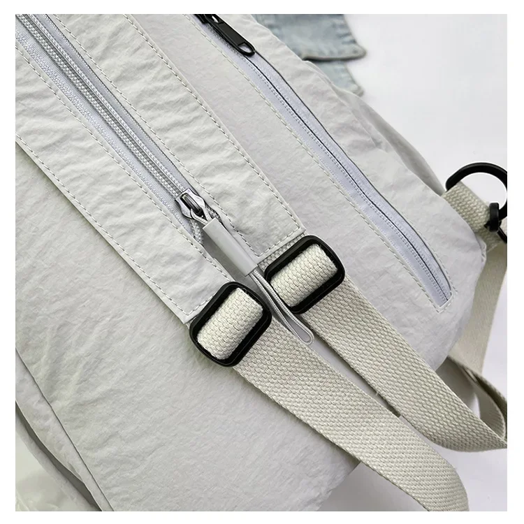 Korean Style Backpack Women Lightweight Large Capacity Travel Bag Casual Daypack Small Rucksack for School College Girls