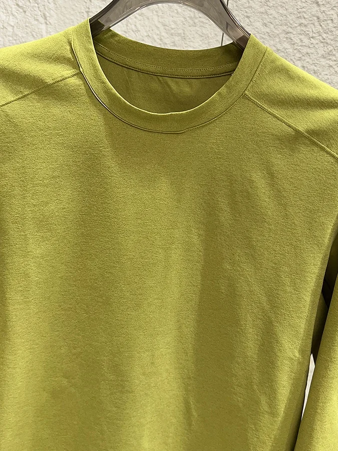 Outdoor Running Long Sleeve T-Shirt Men's Breathable Quick Dry Polyester Fiber round Neck Print Design Couple Style Sportswear