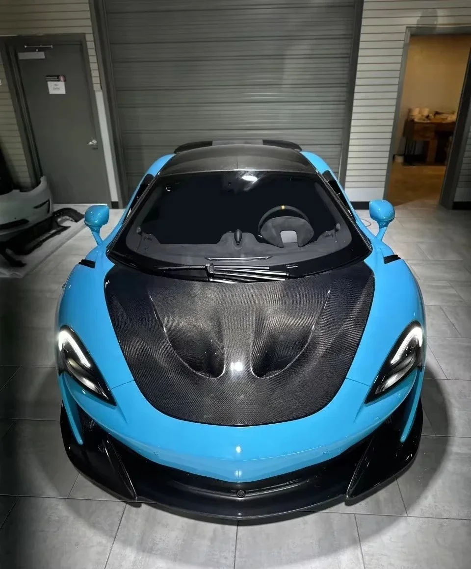 

High Quality Fast Delivery Whole Sale Price Dry Carbon Fiber P1 Style Hood Body Kits for Mclaren 540-570S