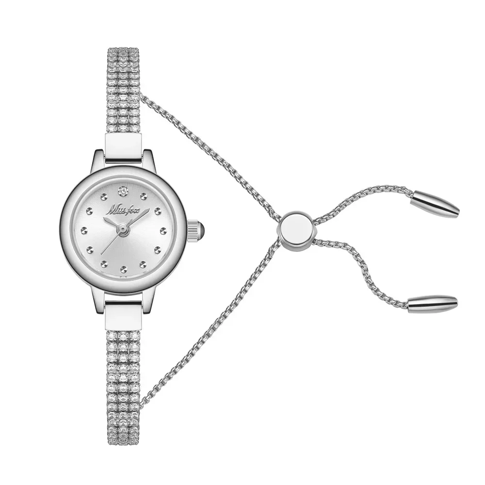 Montre-bracelet en diamant glacé pour femme, marque de luxe pour femme, horloge à quartz pour femme, cadeaux chauds, livraison directe