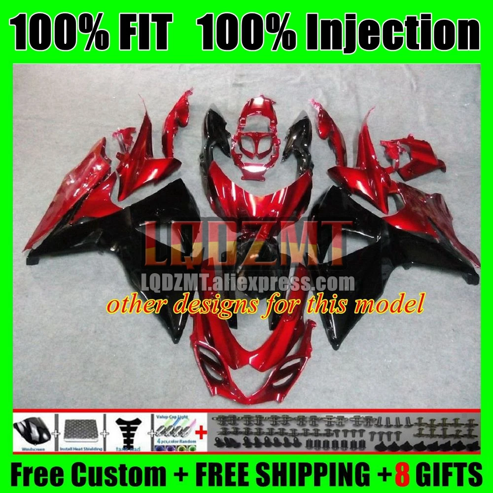 K9 For SUZUKI GSXR1000 GSXR 1000 2009 2010 2011 BACARDI bats 2012 2013 2015 2016 16No.85 GSXR-1000 09 10 11 12 13 15 16 Fairing