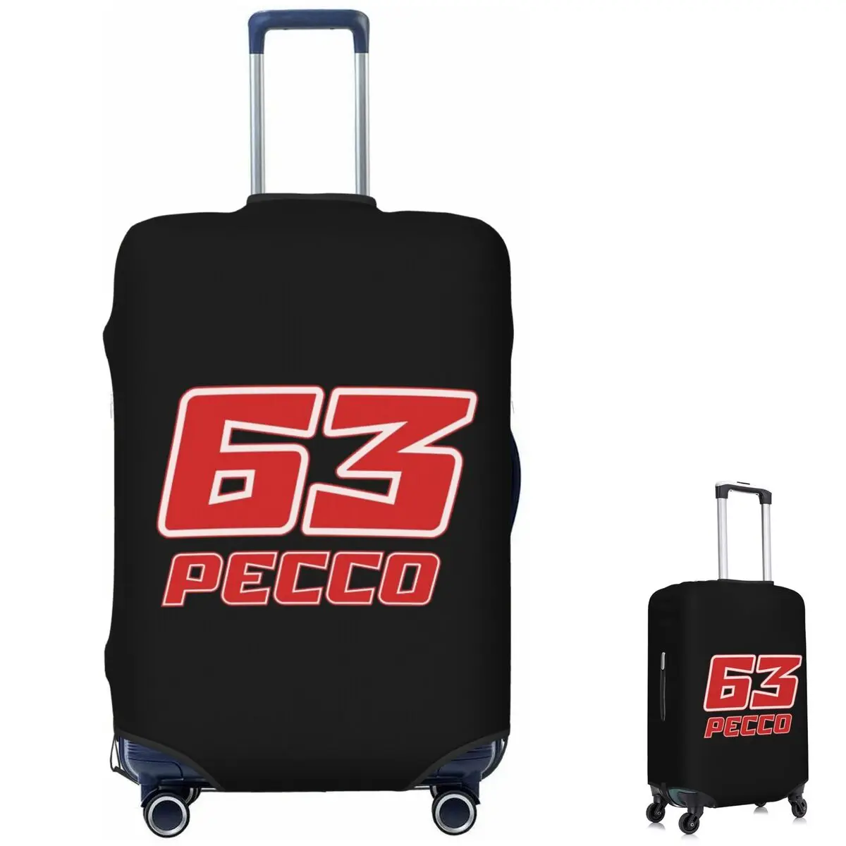 Pecco Bagnaia 63 غطاء حقيبة حماية مرن لحماية أمتعة السفر يغطي لمدة 18-32 بوصة