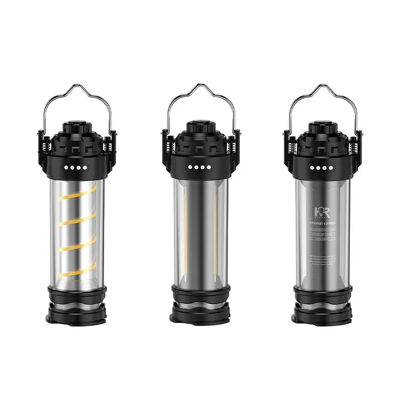 3000mAh New Camping Light Portable Outdoor Camping Lantern Multi-function Emergency Light Hanging Tent Light Powerful Work Lamp