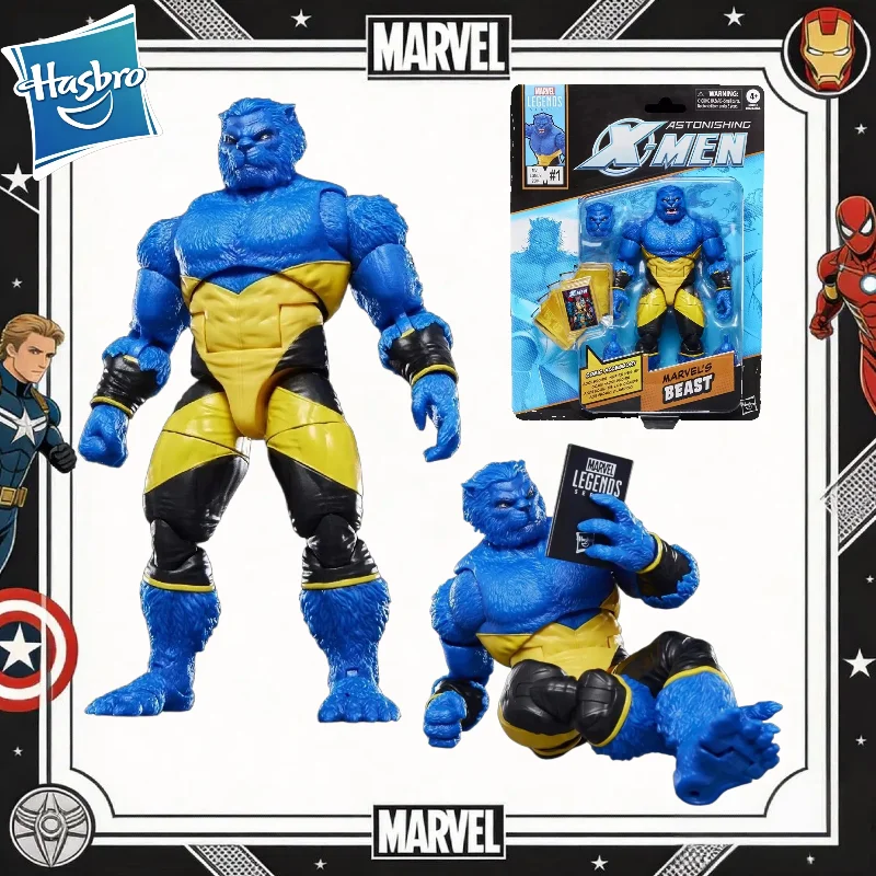 

【IN STOCK】Hasbro Marvel Legends Series X-Men Marvel's Beast 15cm Action Figure Collection Original Model Toy Ornament Gifts