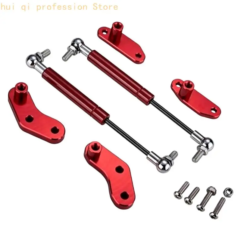 Vehicle Panel Lift Support Two Support Rods with Brackets and Hardware for Service Access Work H8WE