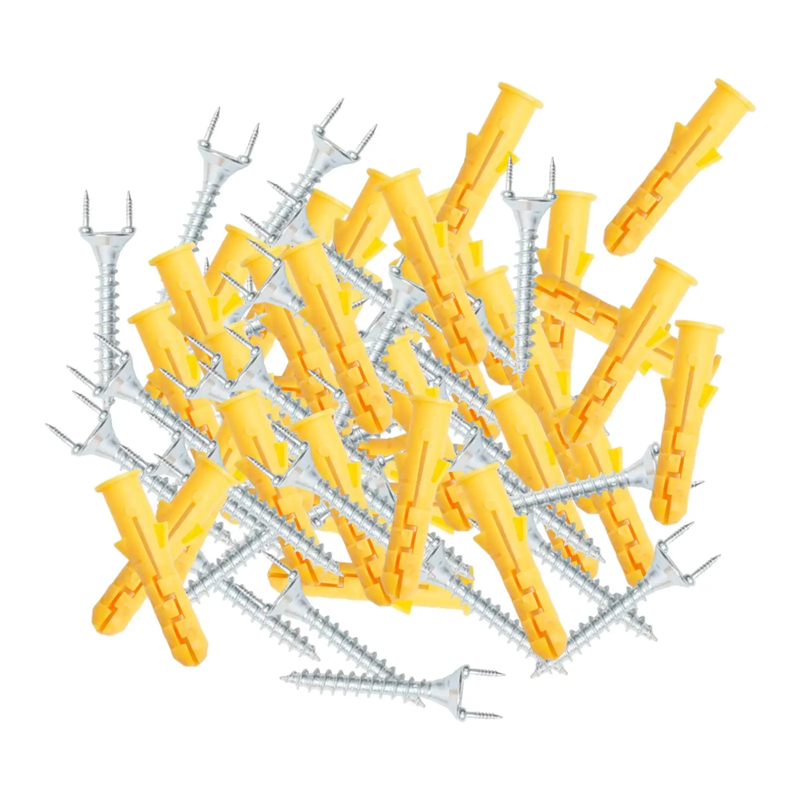 Invisible Double Headed Screw Ended Seamless Nail Metal Fastening Set for Baseboard and Background Walls