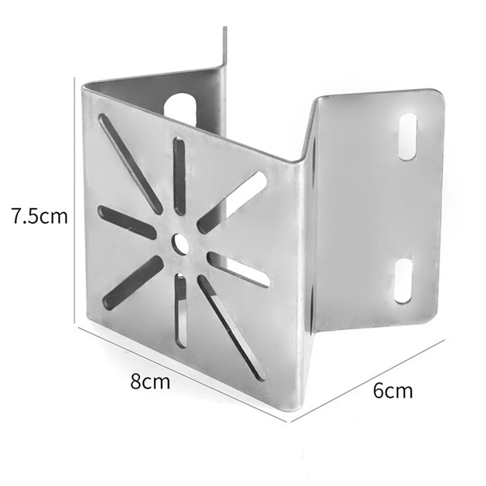 Camera Mount With Adjustable Stainless Steel Rings Heavy Duty General Pole Mount For CCTV Solar Panels/LED Lights Camera Mount