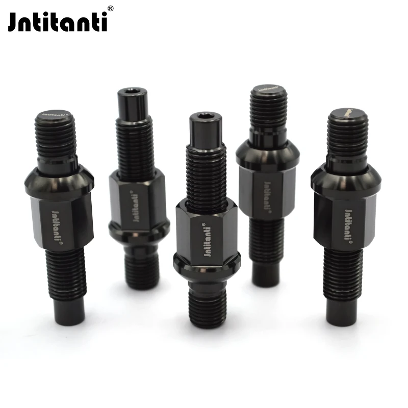 

Jntitanti 20 шт. комплекты колесных шпилек M14*1,5 мм гоночное шаровое сиденье Gr.5 титановые комплекты для переоборудования колесных шпилек для VW AUDI Mercedes-Benz