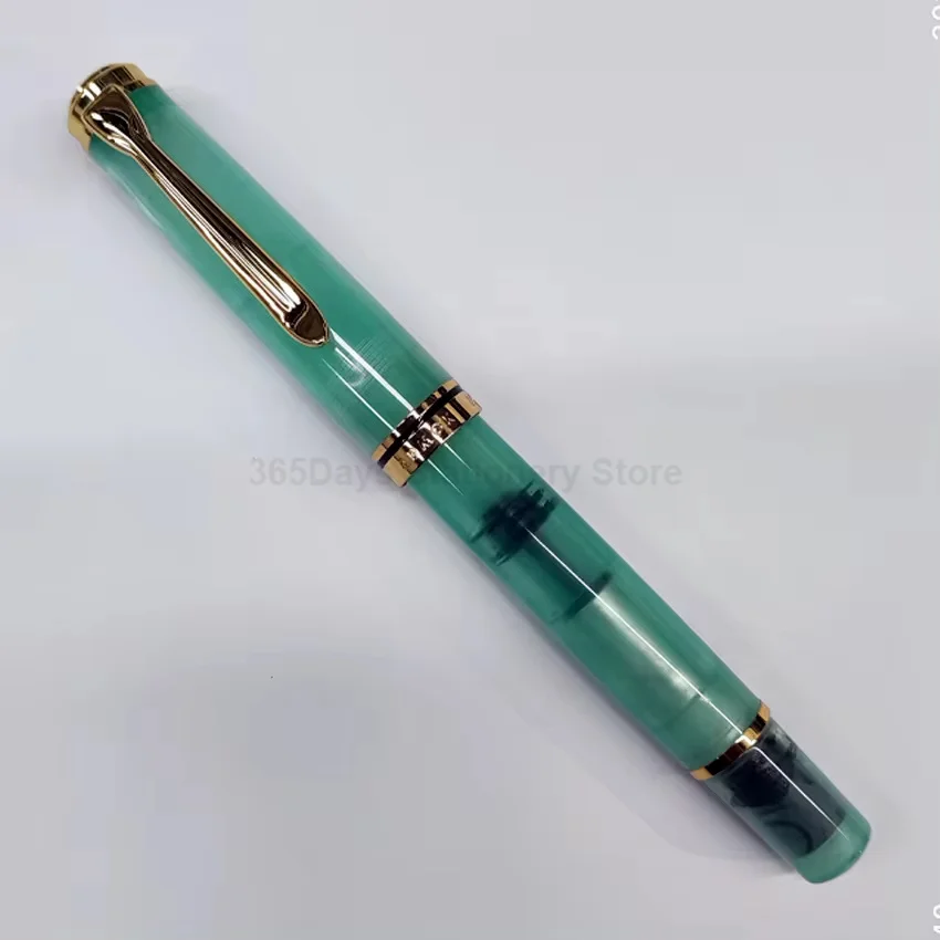 New ADMOK M800 Acrylic Piston Fountain Pen BOCK/Schmidt Soft Smooth No.6/35# Nib Inking Pelikan Copy Students Writing Gift Pen