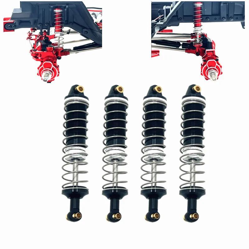 Ammortizzatore idraulico di aggiornamento in metallo per WLtoys 1/10 104006 104010 104020 104026   Parti di automobili RC