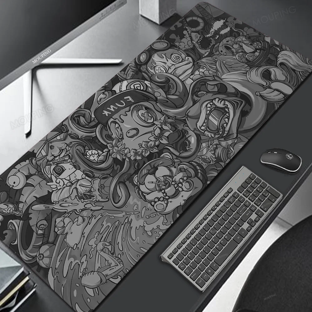 Big Art Mouse Pad Kawaii Gaming Pad on The Table Setup Gamer Accessories Anime Mouse Mats Table Mat Mouse Carpet Keyboard Pad