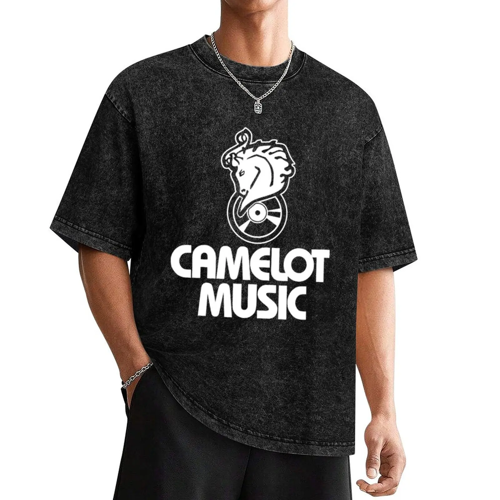 CAMELOT MUSIC Logo T-Shirt aesthetic clothes anime stuff sublime heavyweight t shirts for men