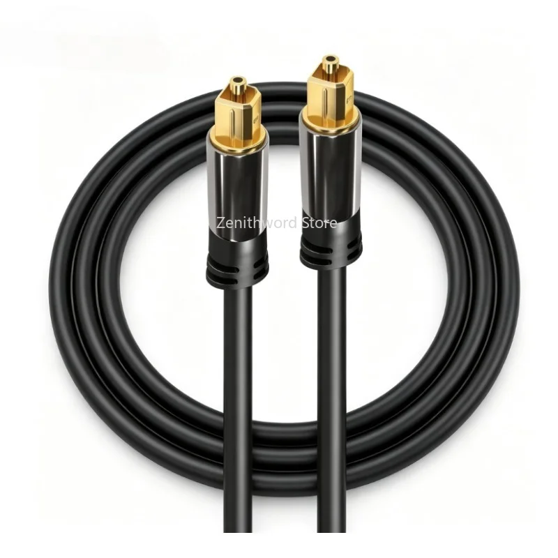 Cavo audio in fibra ottica digitale SPDIF Toslink, 3 metri, con connettori maschio-maschio, per soundbar, televisori e lettori Blu-ray.