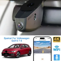 Mrec Dashcam Wifi Front Rear Dual Camera 4K Dash Cam for Volkswagen Golf6 Golf7 Golf8 Vw Mk Golf 6 7 8 R Tdi Gti Gte Mk6 Mk7 Mk8