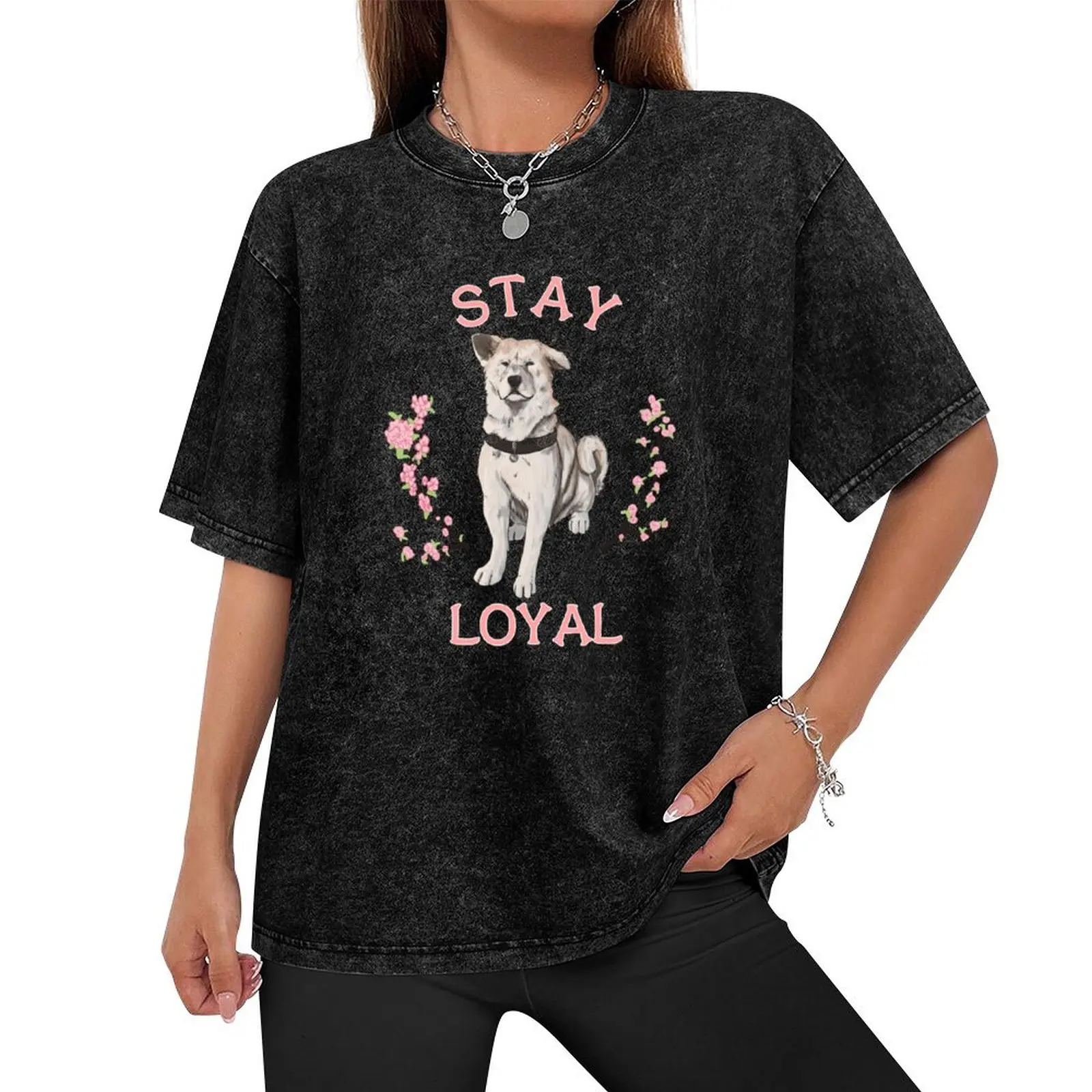 Hachiko - Stay Loyal T-Shirt custom t shirt essential t shirt mens funny t shirts