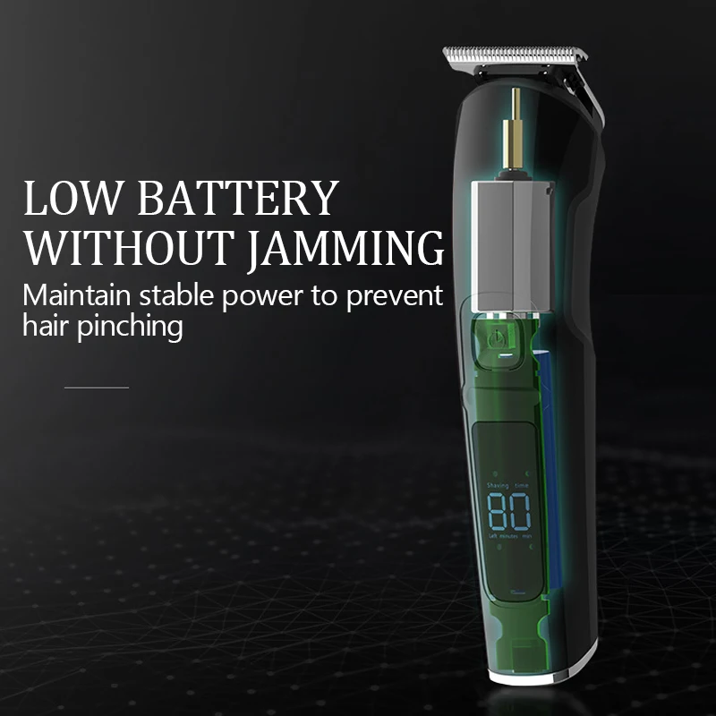 Kemei Professionnel Sans Fil Tondeuse À Cheveux Pour Hommes Électrique Barbe Tondeuse À Cheveux Barbier Rechargeable Machine De Coupe De Cheveux KM-8509