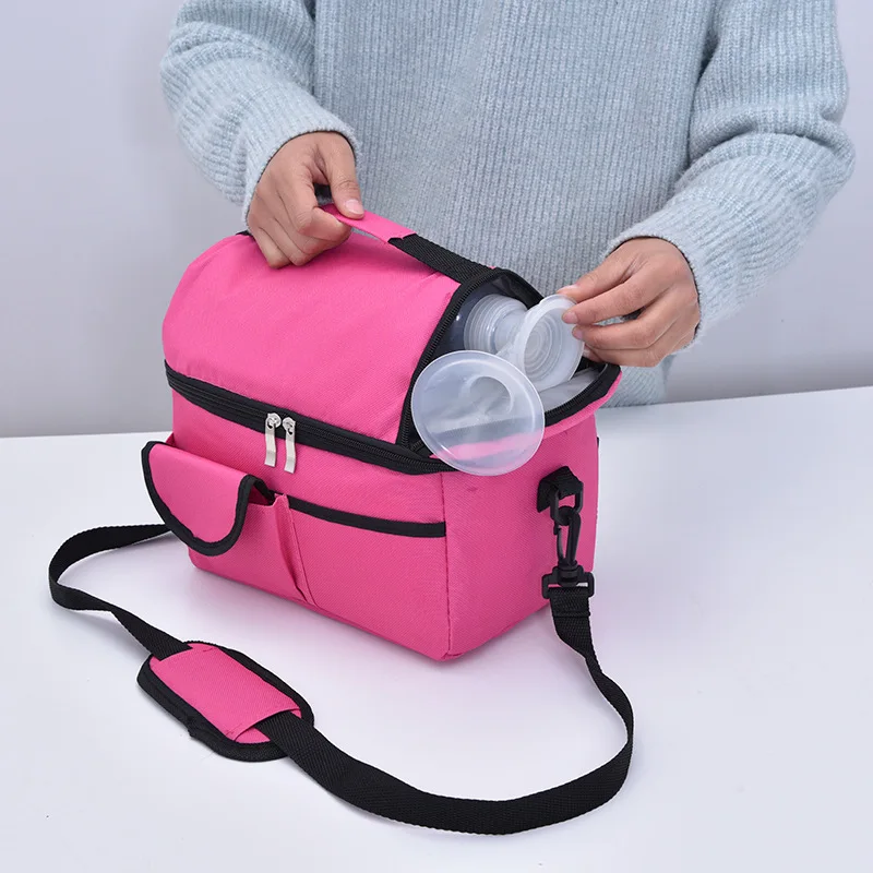 Women's Thermal Lunch Bag Fashion Large-Capacity Waterproof Women Men Work Picnic Dinner Tote Box Food Cooler Storage Handbags