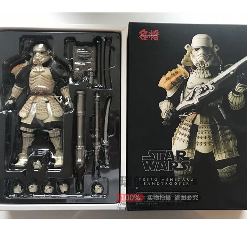 

Star Wars Shock Doll White Warrior Stormtrooper "the Force Awakens" Named Bow Foot Light Collection Action Figure Model Toy Gift