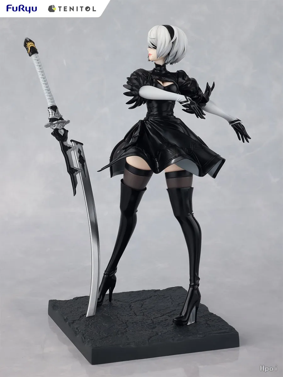 In Stock Original FuRyu Tenitol NieR:Automata Ver1.1a 2B (Jieye No. 2 B) Animation Figures Toys Gifts Collection Ornaments