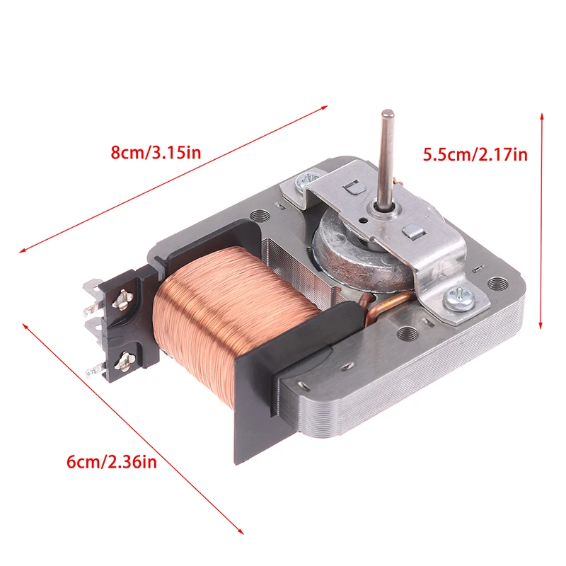220V 18W 50HZ 2 Pin Shaded Pole Asynchronous Motor Microwave Oven Replacement Fan Cooling Fan Motor MDT-10CEF