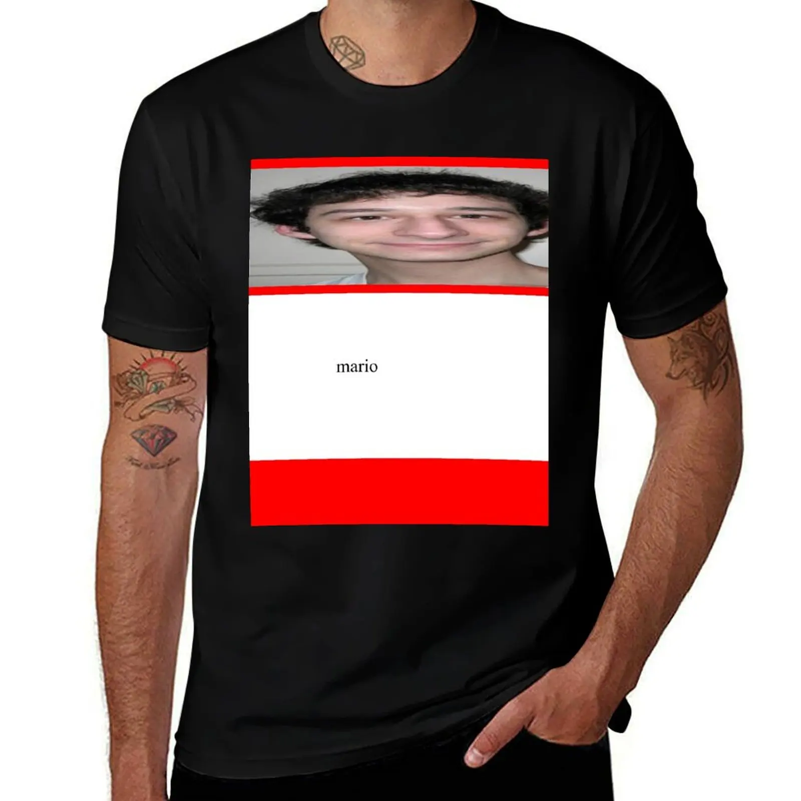 

yandere dev mario T-Shirt gifts for boyfriend summer clothes mens white t shirts